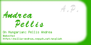 andrea pellis business card